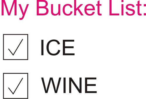 My Bucket List: Ice Wine