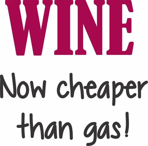 Wine-Now cheaper than gas.