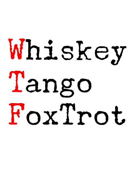 Whiskey Tango Foxtrot