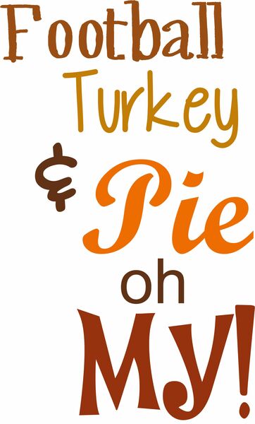 Football Turkey & Pie oh My!