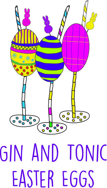 Gin and Tonic Easter Eggs