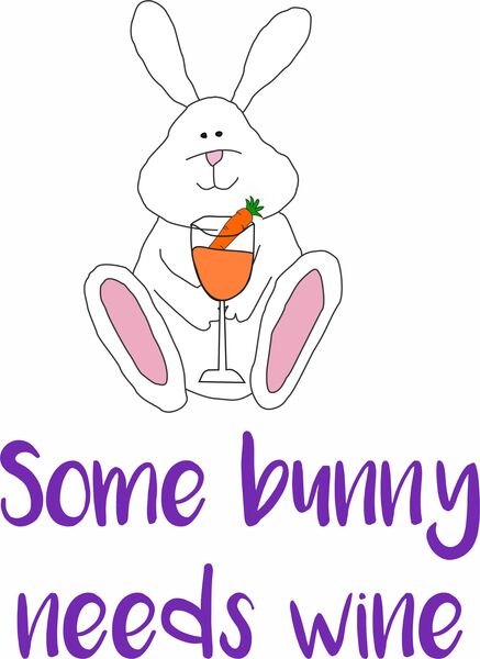 Some bunny needs wine