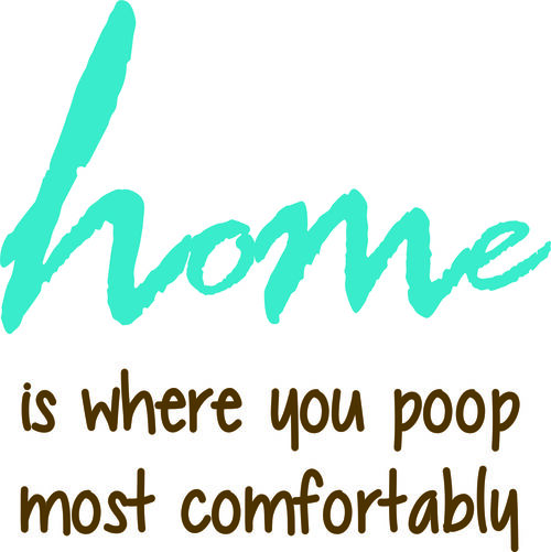 Home is where you poop most comfortably