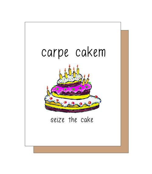 carpe cakem?seize the day