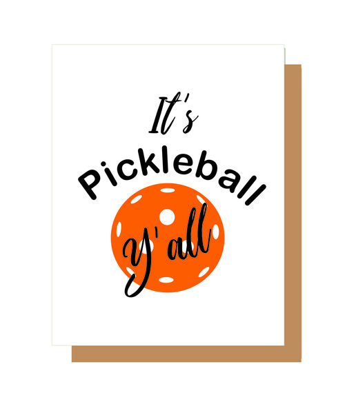 It's Pickleball Y'all