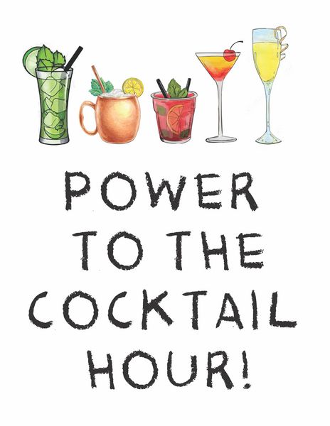 Power to the Cocktail Hour!