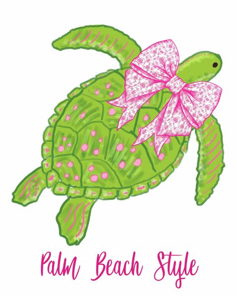 Palm Beach Style Turtle