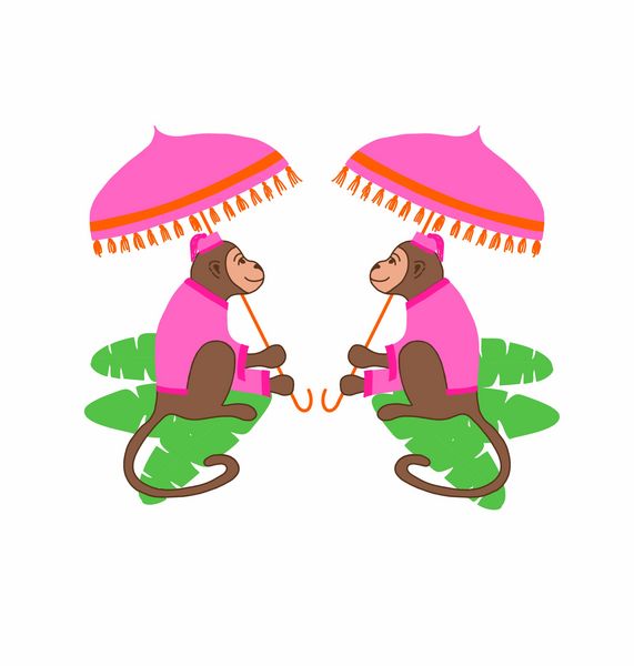 Two Pink Monkeys