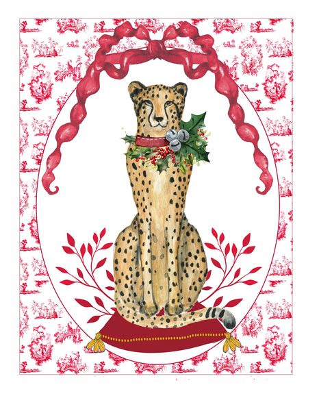 Christmas Cheetah