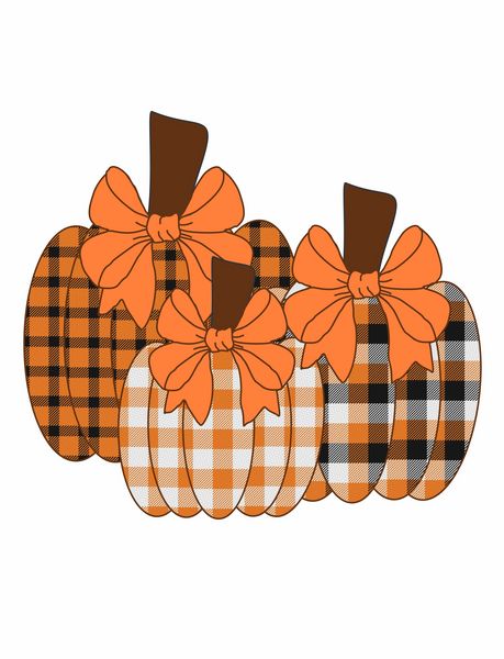 Plaid Pumpkins