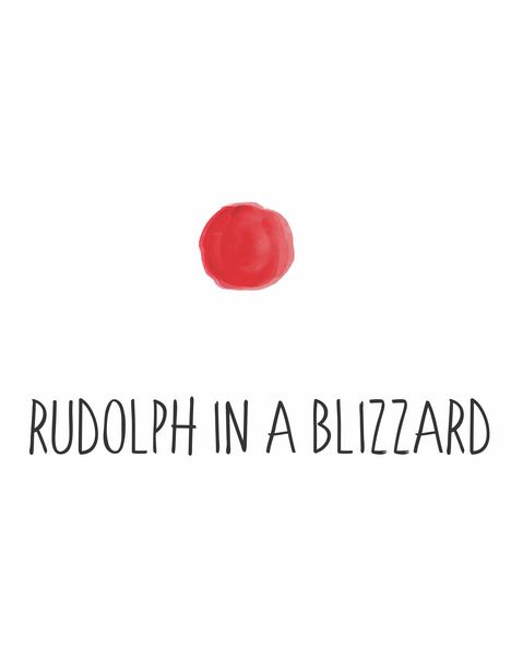 Rudolph in a Blizzard