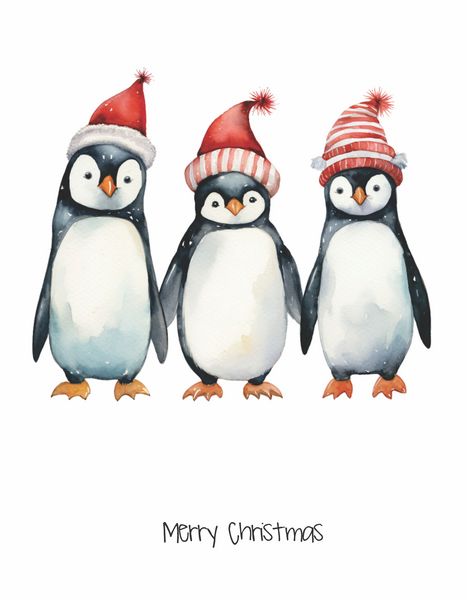 Merry Christmas Penquins