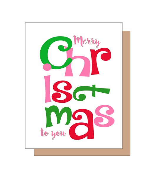 Boxed Note Cards-Merry Christmas to you. 8 Note Crads 8 Sel