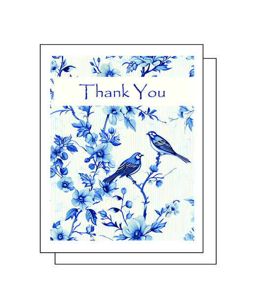 Chinoiserie Floral Thank You