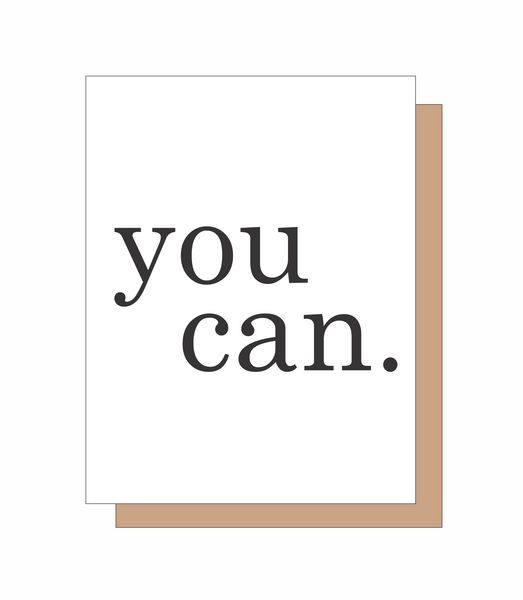 you can