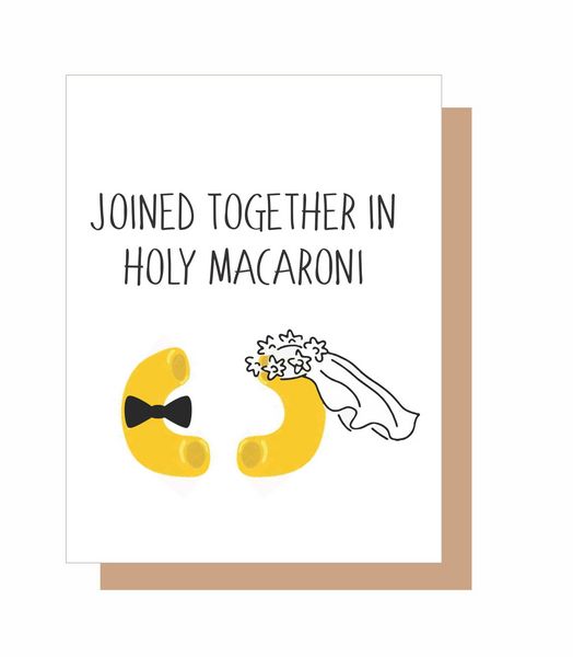 JOINED TOGETHER IN HOLY MACARONI